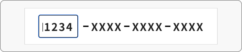 本ページ内のカード番号入力欄に、JCBカードの、カード番号の最初の4桁を入力